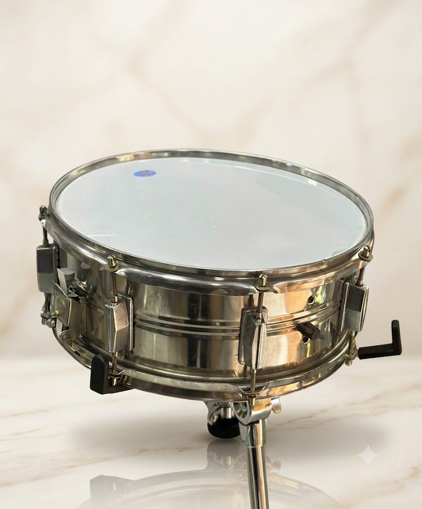 A-1 Music Stainless Steel Snare Drum 14 Inch
