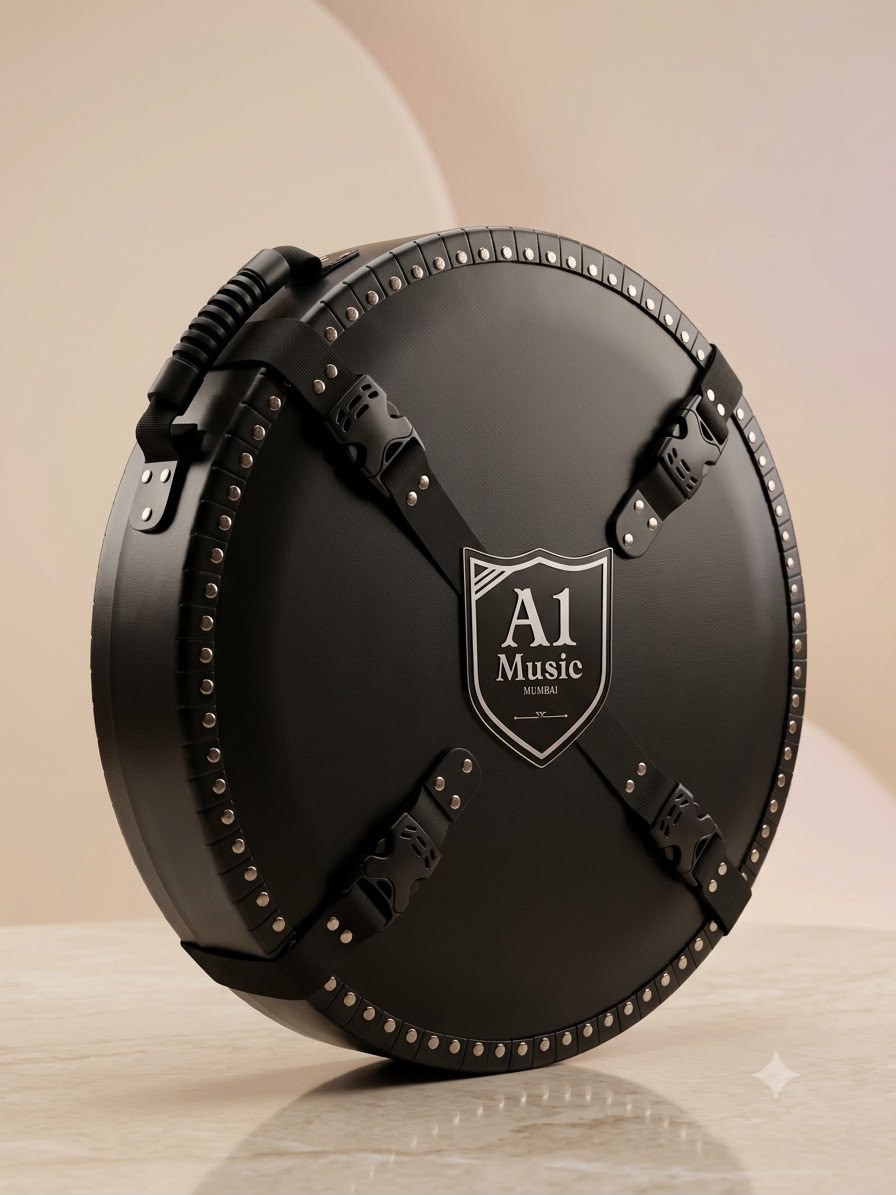 A-1 Music PVC Hard Cymbal Case | 22 Inch Heavy Duty Cymbal Flight Case